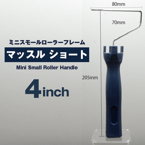 ミニスモールローラーフレーム マッスル ショート　１インチ〜4インチ各種